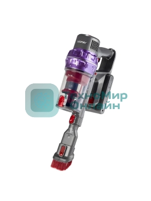 Пылесос вертикальный Zelmer STICK ZSVC925T Wiktor фиолетовый/черный, питание от аккумулятора, 380 Вт, уборка сухая, пылесборник 0.8 л