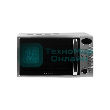 Микроволновая печь Vekta TS720ATS серебристый/черный, 20 л, 700 Вт, переключатели - кнопки, поворотный механизм