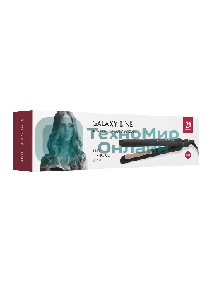 Выпрямитель для волос Galaxy Line GL 4523 черный, 26 мм, 200 °C, 5 режимов