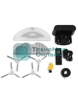 Робот-пылесос Vitek VT-1807 белый, 2200 мАч Li-Ion, уборка сухая/влажная, пылесборник контейнер 0.45 л