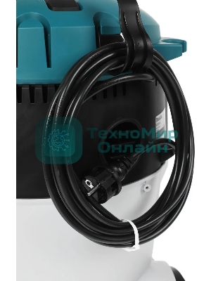 Строительный пылесос Makita VC2512L серый, 1000 Вт, уборка сухая/влажная, пылесборник мешок/контейнер, 25 л