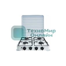 Плитка газовая ВАСИЛИСА ВА-6504 четырехконфорочная,белая