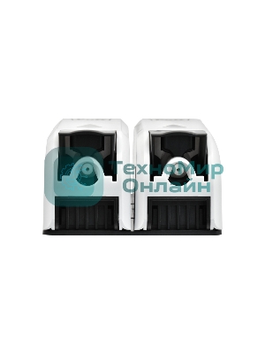 Дозатор для жидкого мыла пластиковый puff-8108 белый с черной кнопкой, 350+350 мл, 22х9х14 см