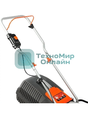 Газонокосилка аккумуляторная Patriot CM 432 (поставляется без акб 40В и зарядного), бесщеточ. двиг., 32 см, центр. регулир. 3 пол. 25-75, трав 30 л., мульчирование