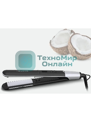 Выпрямитель для волос Rowenta SF4621F0 Express Shine белый/черный, 210 °C, 8 режимов