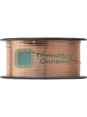 Омедненная проволока Denzel ER70S-6, диам. 0,8 мм, 1 кг, диам. катушки D100