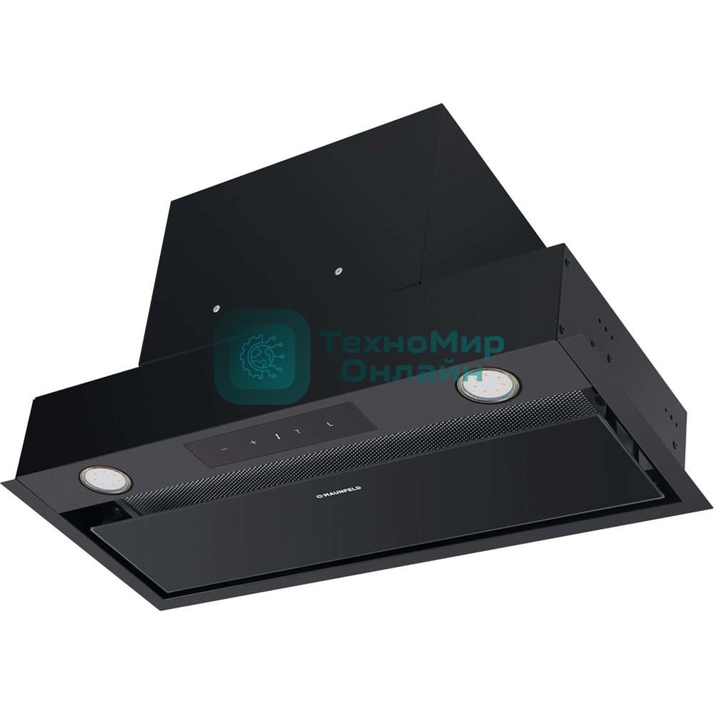 Вытяжка встраиваемая Maunfeld Fantasy Light 60 черная, 59.7 см, 800 куб. м/ч, 52 дБ