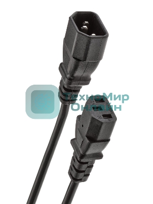 Кабель монитор - компьютер 1.8 м 220V (UPS -> устройство) VDE 3Gx0.5мм QUST(Aopen) ACE001-1.8м