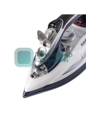 Утюг Endever Delta-228 темно-синий/белый, 3000 Вт, 65 г/мин, 180 г/мин, 390 мл