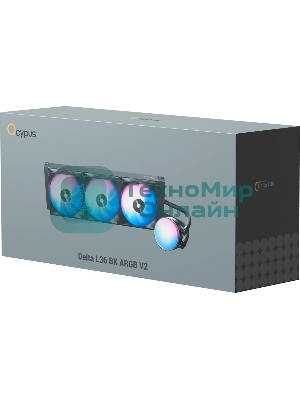 Система охлаждения Ocypus Delta L36 BK ARGb V2 черный 300W/All Intel/AMD AM*/Screws