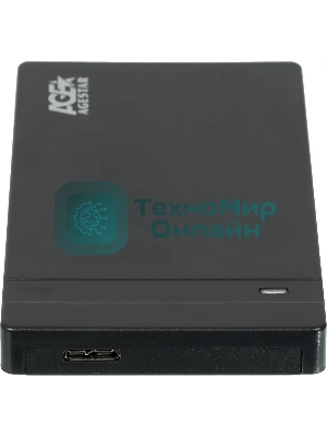 Внешний корпус для HDD AgeStar 3UB2P3 SATA III пластик черный 2.5