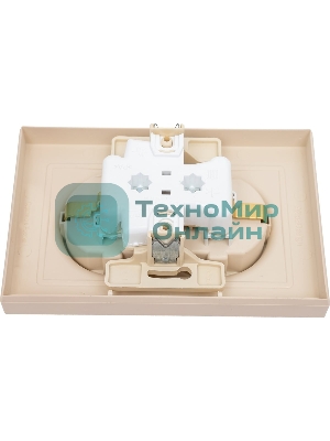 Розетка 2-м. SE ATN001226 AtlasDesign 16А с заземл. со шторками в сборе песочн.