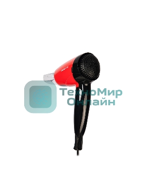 Фен Centek CT-2230 RBL красный/черный, 1200 Вт, компактный