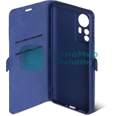 Чехол (флип-кейс) DF xiFlip-79, для Xiaomi 12 Pro, синий xiflip-79 (blue)