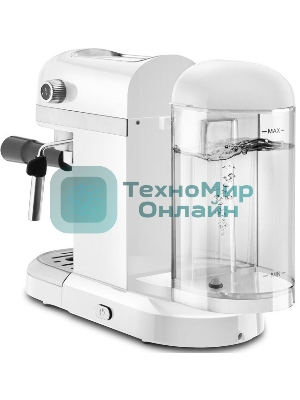 Кофеварка рожковая Ufesa PALERMO WHITE белый, исп. кофе - молотый, 1.5 л, 1350 Вт, 20 бар