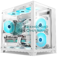 Компьютерный корпус AeroCool/Formula Crystal Z5 белый без БП mATX 11x120мм 2xUSB 2.0 1xUSB 3.0 audio bott PSU