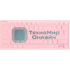Клавиатура A4Tech FBX51C беспроводная, Bluetooth, радиоканал розовый