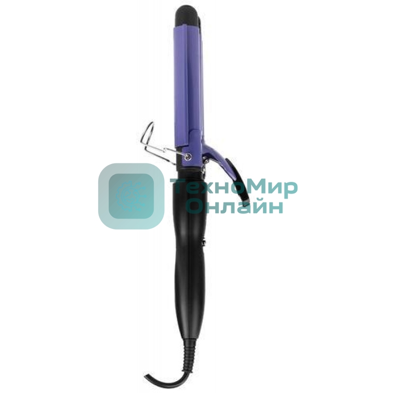 Щипцы для завивки волос Galaxy Line GL 4642 черный/фиолетовый, 25 мм, 200 °C, 1 режим