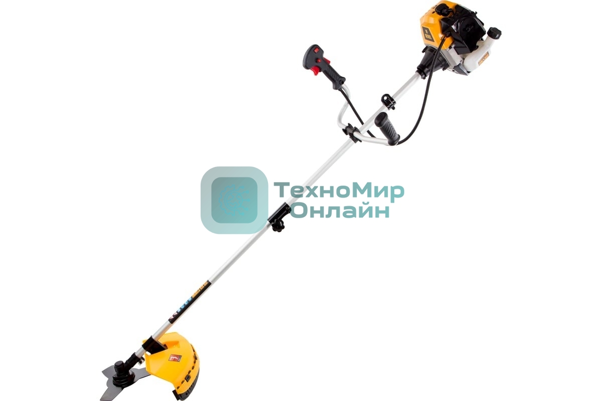 Триммер бензиновый Denzel DR-43S, 43 см3, разъемная штанга, состоит из 2 частей