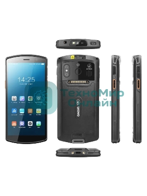 Терминал сбора данных Urovo DT50 (DT50-SH7S11E4F31) 2D Image Honeywell HS7, 4/64 ГБ, Android 11, USB, Bluetooth, WiFi, NFC, USB Type-C, MicroSD, Аудио выход, Вход микрофона, SIM, 2G, 3G, 4G, 5.7 