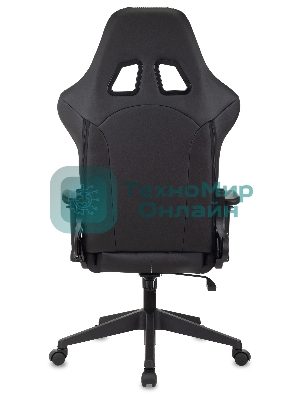 Кресло Бюрократ VIKING 5 AERO WHITE черный/белый, экокожа, 120 кг, механизм качания