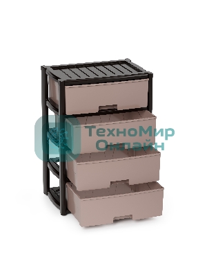 Комод Альтернатива Колорит 4 секц,венге,широкий М8761