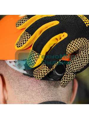 Каска защитная ударопрочная Denzel ABS/PC, плавная регулировка, модель 