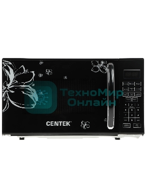 Микроволновая печь Centek CT-1579 черный, 20 л, 700 Вт, переключатели - сенсор