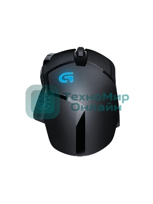 Мышь проводная Logitech G402 Hyperion Fury черный, 4000 dpi, USB, кнопки - 8