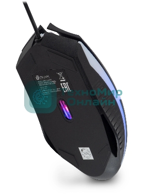 Мышь проводная Oklick 398G черный, 2400 dpi, USB, кнопки - 4