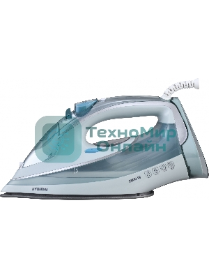 Утюг Hyundai H-SI01340 2800 Вт голубой/белый