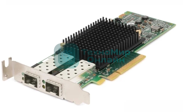 Адаптер HBA DELL Emulex LPe31002 Dual Port FC16 Fibre Channel HBA, PCIe Low Profile, Customer Kit, V2 (including FC16 trancievers x 2)