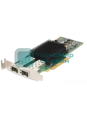 Адаптер HBA DELL Emulex LPe31002 Dual Port FC16 Fibre Channel HBA, PCIe Low Profile, Customer Kit, V2 (including FC16 trancievers x 2)
