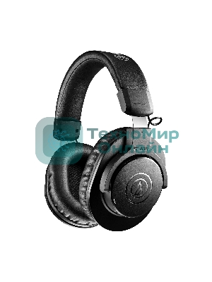 Беспроводные/проводные наушники Audio-Technica ATH-M20xBT черный, полноразмерные, Bluetooth + проводной, оголовье, до 60 ч