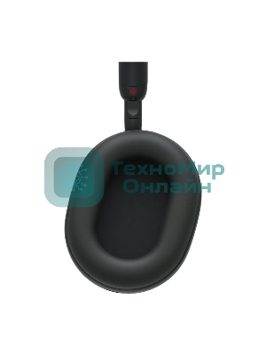 Беспроводные/проводные наушники Sony WH-1000XM5 черный, полноразмерные, Bluetooth + проводной, активное шумоподавление, до 30 ч