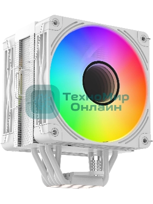 Кулер для процессора Bloody BD-AC230-ARGb1 ARGb белый, 120 мм, алюминий/медь, 1600 об/мин, 32 дБ, 4 pin, 230 Вт, 154 мм