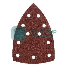 Треугольник абразивный Denzel на ворc. подложке под 