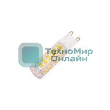 Лампа светодиодная JazzWay PLED 9Вт капсульная 2700К теплый белый G9 590лм 175-240В