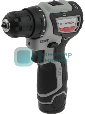 Дрель-шуруповерт аккумуляторная ИНТЕРСКОЛ ДА-10/12В 687.1.2.70, 12 В, 1,5 А·ч, аккумуляторная
