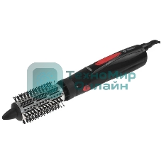 Фен-щётка DELTA DL-0432R черный/розовый, 1000 Вт
