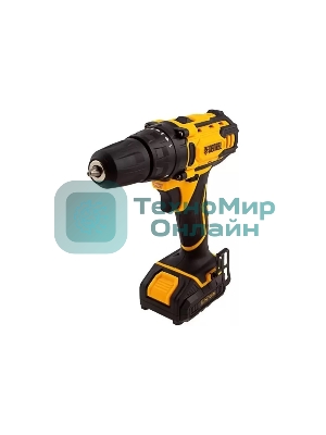 Дрель-шуруповерт аккумуляторная Denzel CDL-12-02BM, 12В, 2 АКБ
