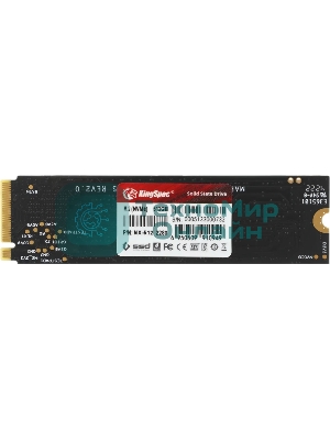 Накопитель SSD KingSpec NX-512, 512Gb, PCIe 3.0 x4, M.2 2280, NVMe, R/W 3400/3100