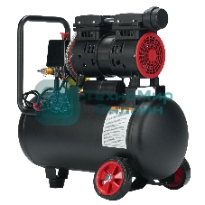 Компрессор поршневой P.I.T. PAC24-C1 безмасляный 110л/мин 24л 600Вт черный/красный