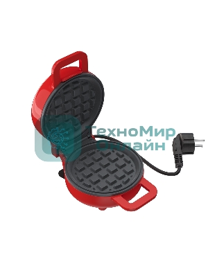 Вафельница для венских вафель Maxvi SM552P красный
