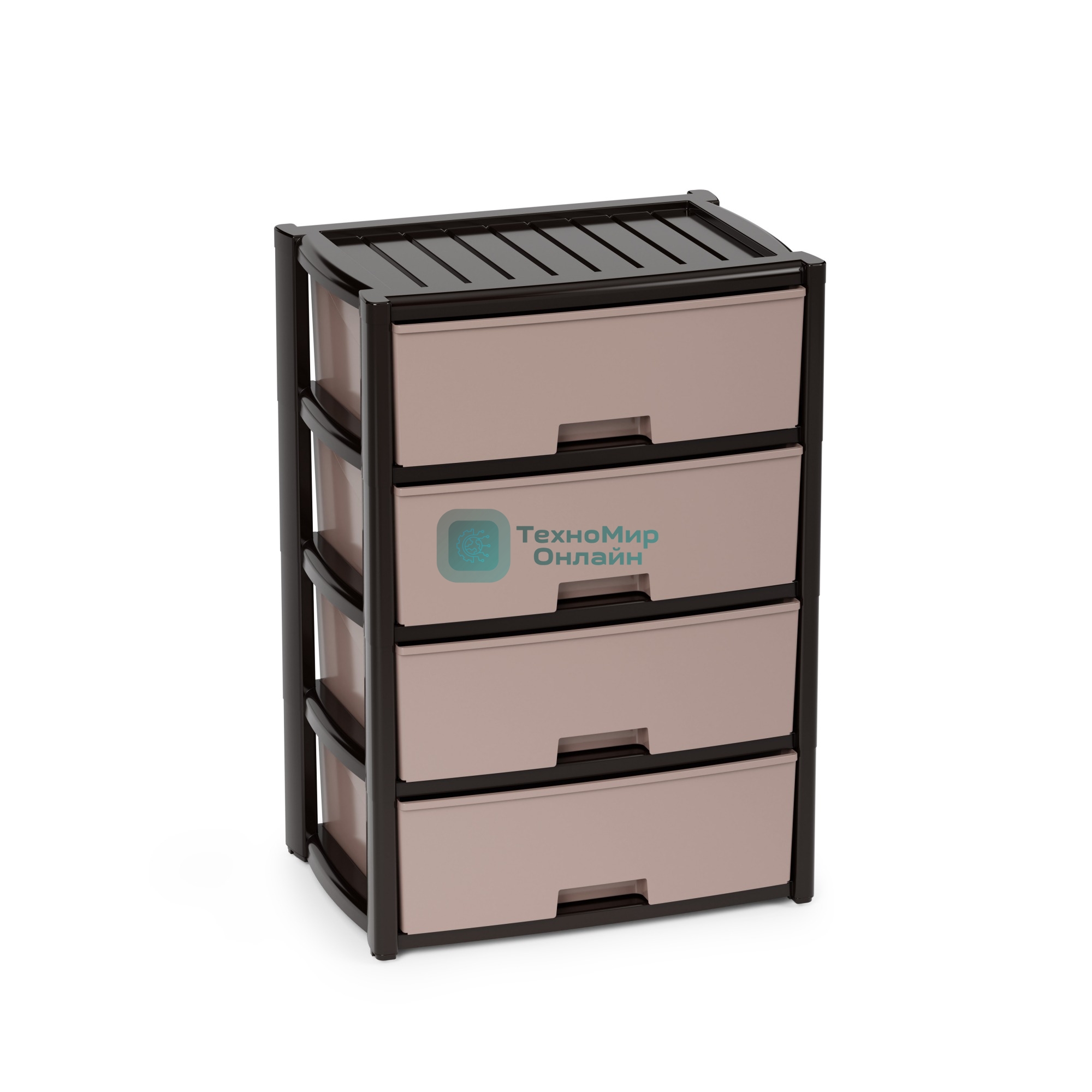 Комод Альтернатива Колорит 4 секц,венге,широкий М8761