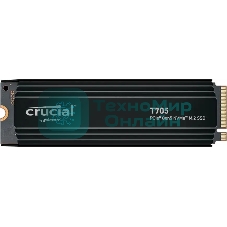 Накопитель SSD Crucial T705 1Tb PCIe Gen5 NVMe M.2 SSD with heatsink CT1000T705SSD5
