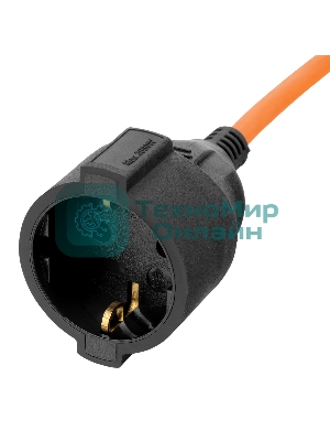 Удлинитель-шнур силовой Garden Series Denzel ПВС, 10 м, 1 розетка 3x1,5 мм