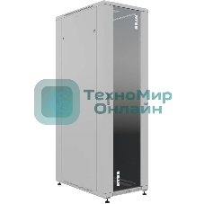 Шкаф серверный NTSS Премиум (NTSS-R22U60100GS) напольный 22U 600x1000мм пер.дв.стекл металл 900кг серый IP20 сталь