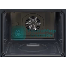 Встраиваемая электрическая духовка ELECTROLUX EOF5F70X с конвекцией, объем 72 л, 8 режимов, очистка каталитическая задняя стенка, 2 стекла в дверце, направляющие проволочные + телескопические (1 уровень)