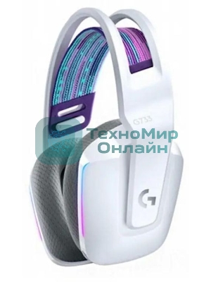 Наушники с микрофоном Logitech G733 белый мониторные Radio оголовье (981-000885)